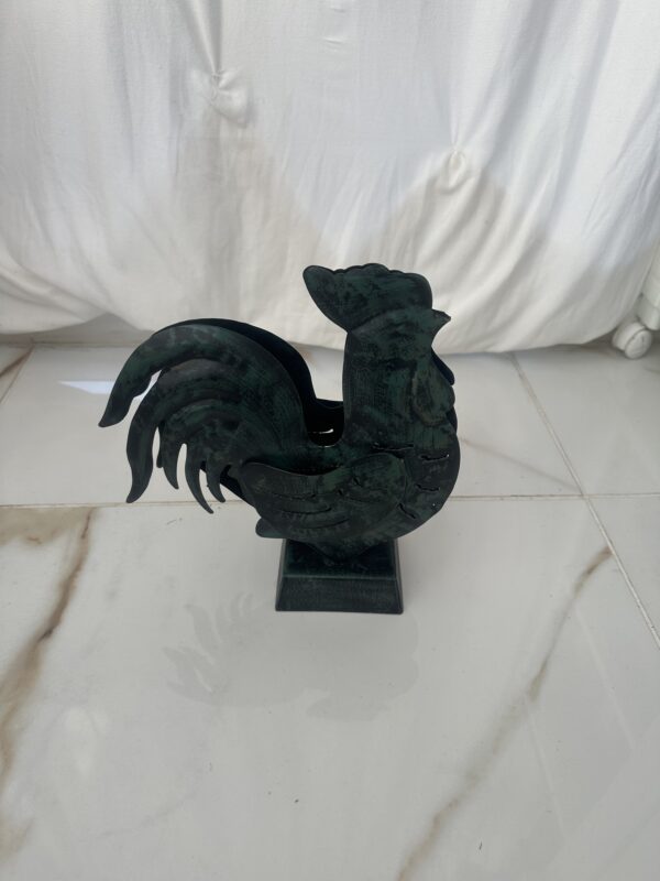 Metal Chicken Candle Holder