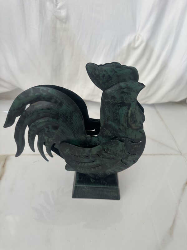 Metal Chicken Candle Holder - Image 3