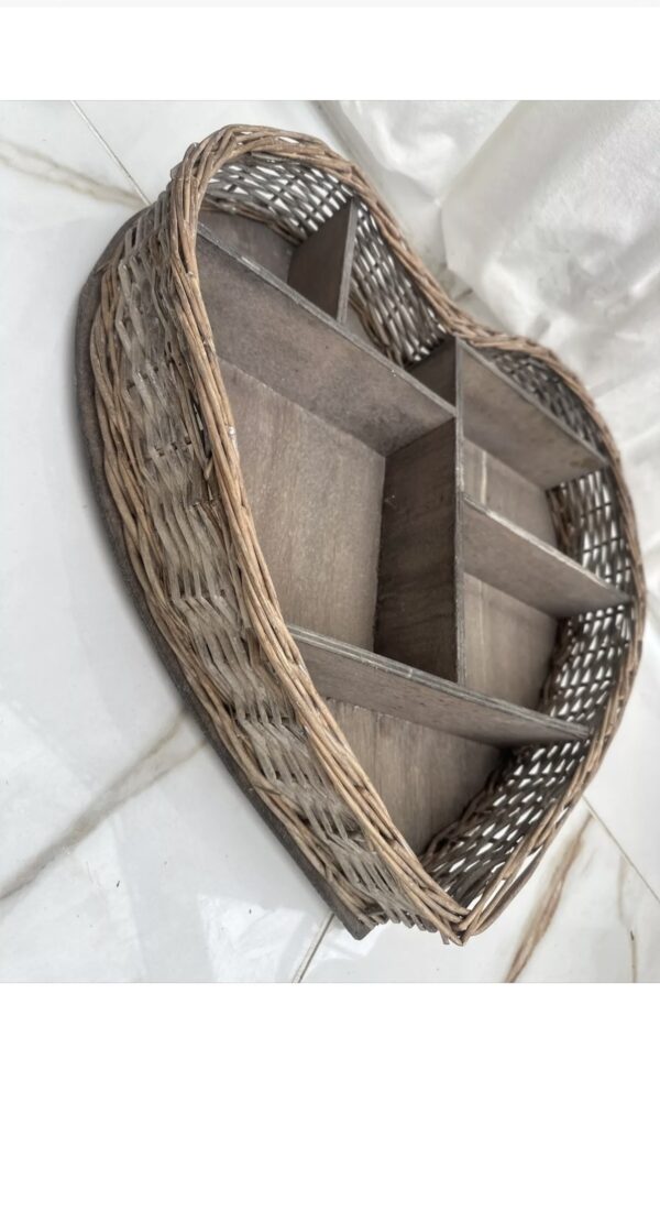 Wall Storage Vintage Basket Shelf Wall Shelf  Home Decor - Image 3