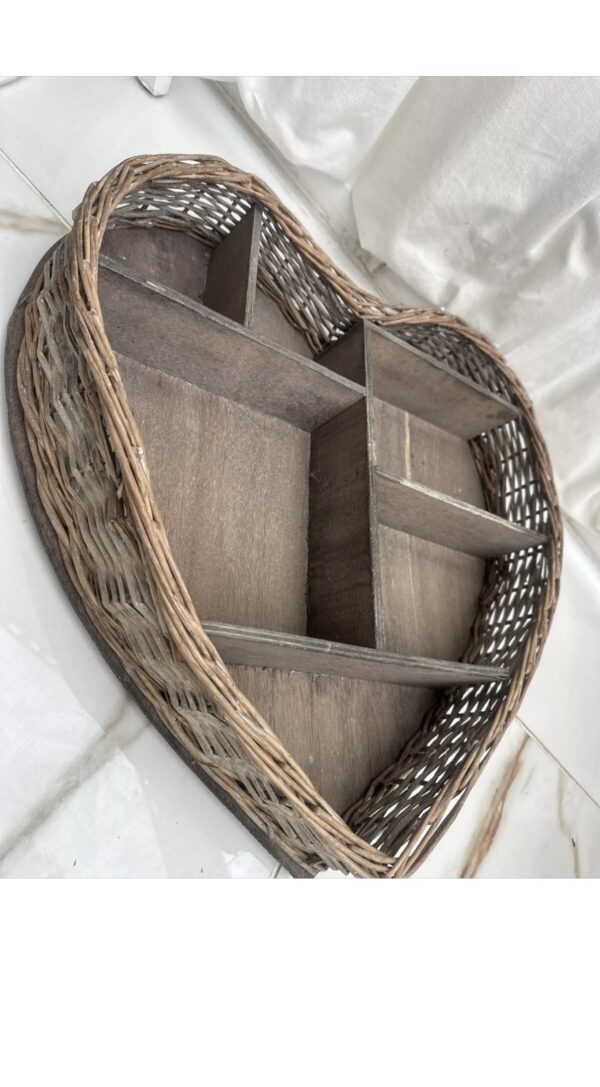 Wall Storage Vintage Basket Shelf Wall Shelf  Home Decor - Image 4