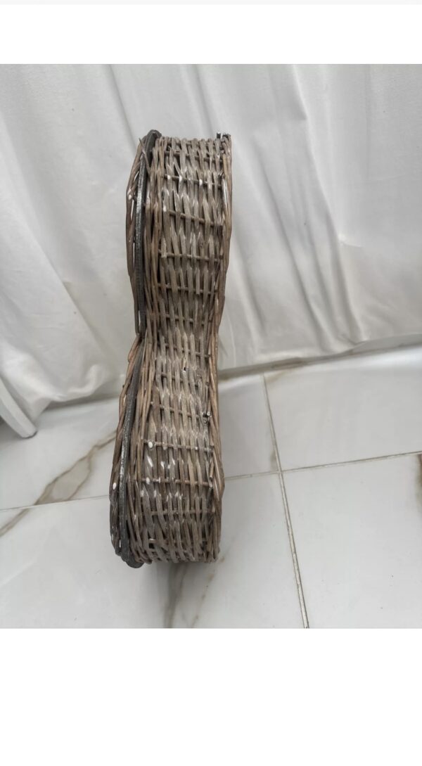 Wall Storage Vintage Basket Shelf Wall Shelf  Home Decor - Image 9