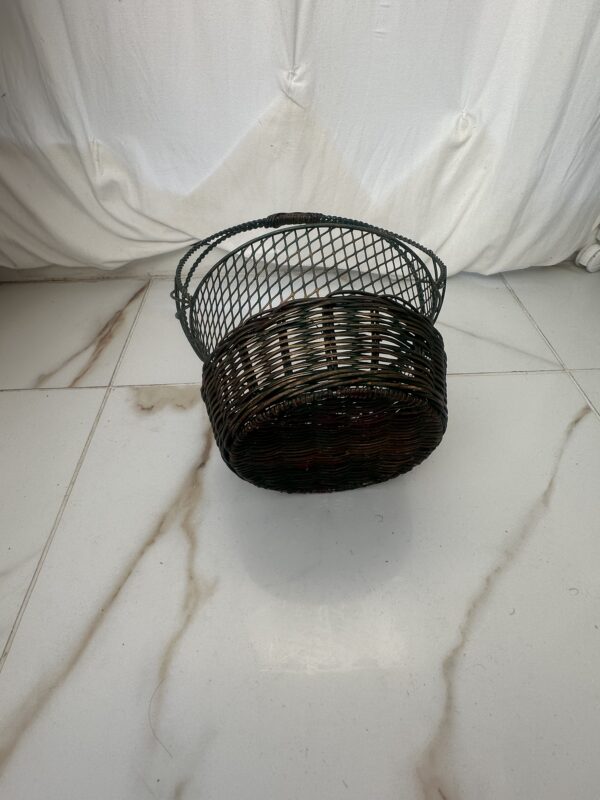 Metal/Rattan Basket - Image 10