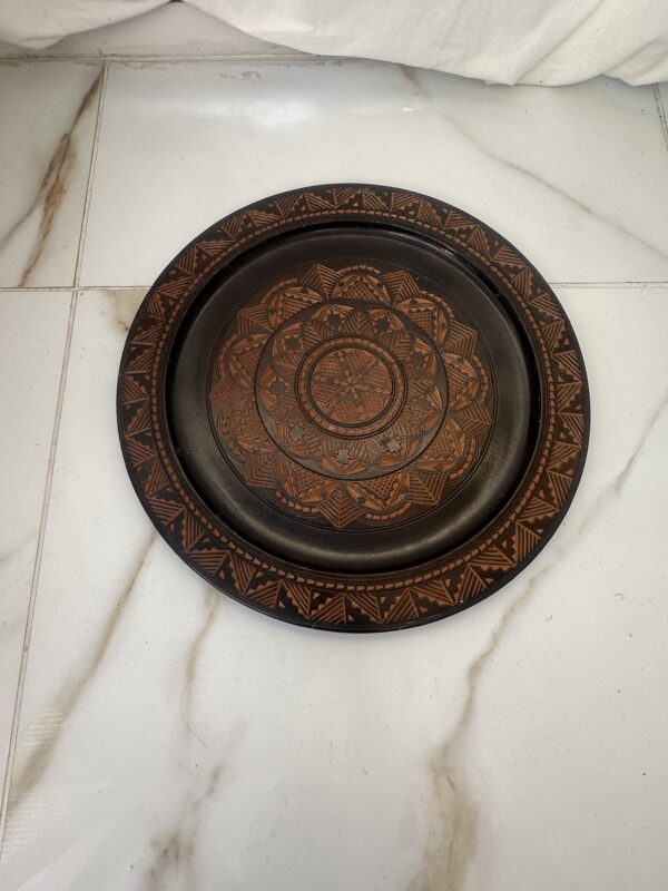 Round Wooden Plate Wall Home Decor - Image 4