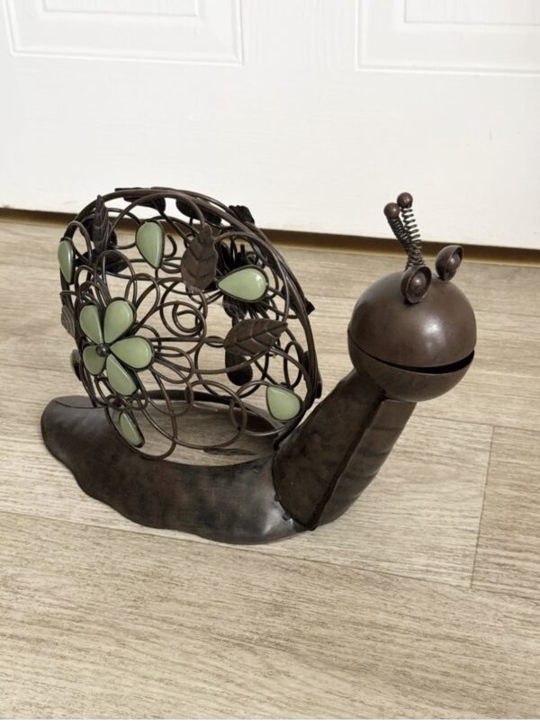 Metal Brown Snail Ornament - Image 4