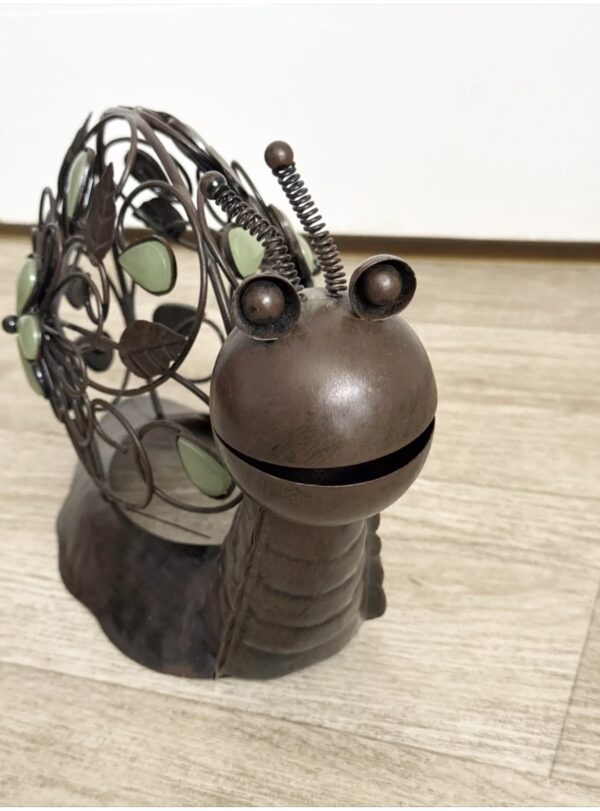 Metal Brown Snail Ornament - Image 3