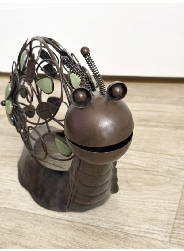 Metal Brown Snail Ornament - Image 2