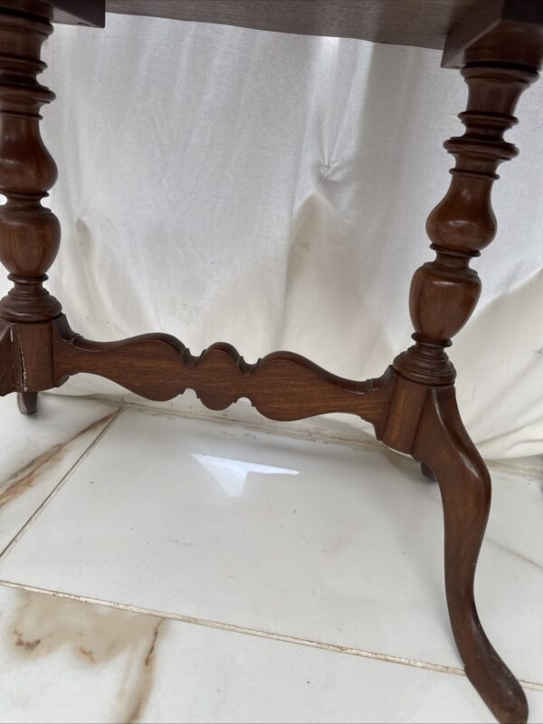 Beautiful Antique table Side Table - L 58 X D 35 X H 43cm - Image 11